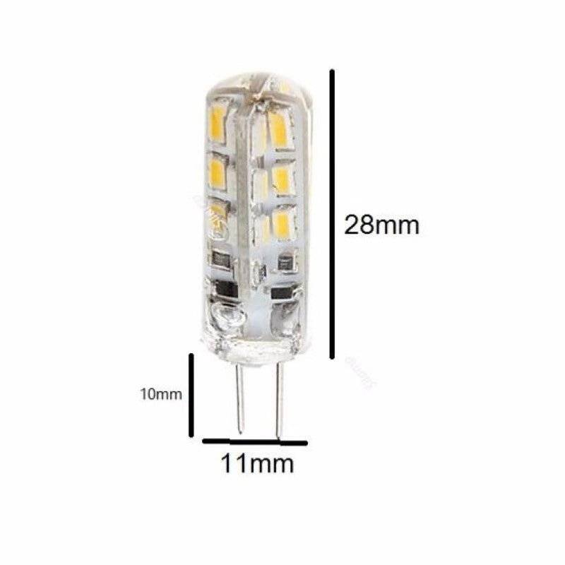 Pack de 10 - Ampoule LED G4 2W 12V SMD2835 24LED 360° - Blanc Neutre 4000K - 5500K - SILAMP-3