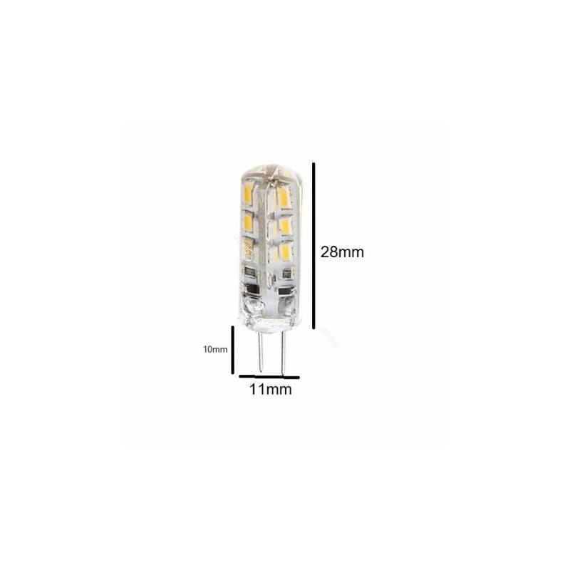 Ampoule LED G4 2W 12V SMD2835 24LED 360° - Blanc Neutre 4000K - 5500K - SILAMP-2