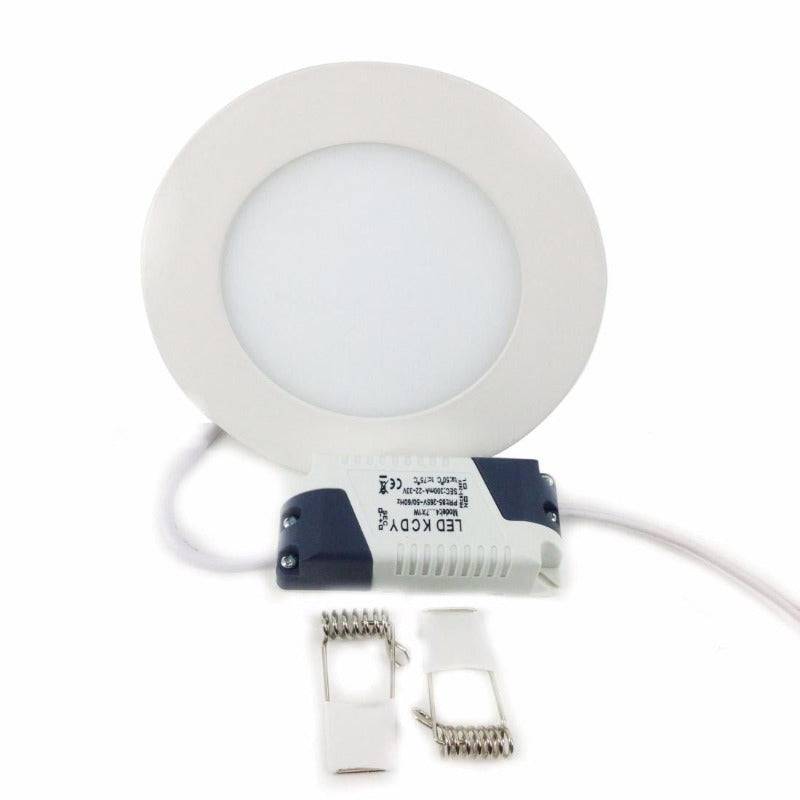 Spot LED Encastrable Rond BLANC 12W - Pack de 20 - Blanc Froid 6000K - 8000K - SILAMP-4