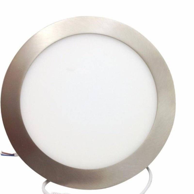 Downlight Dalle LED Extra Plate Ronde ALU 18W - Pack de 5 - Blanc Chaud 2300K - 3500K - SILAMP-3