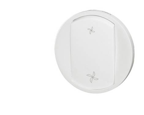 Enjoliveur Vmc Legrand Blanc Finition Esthétique Pour Commande Vmc - Legrand
