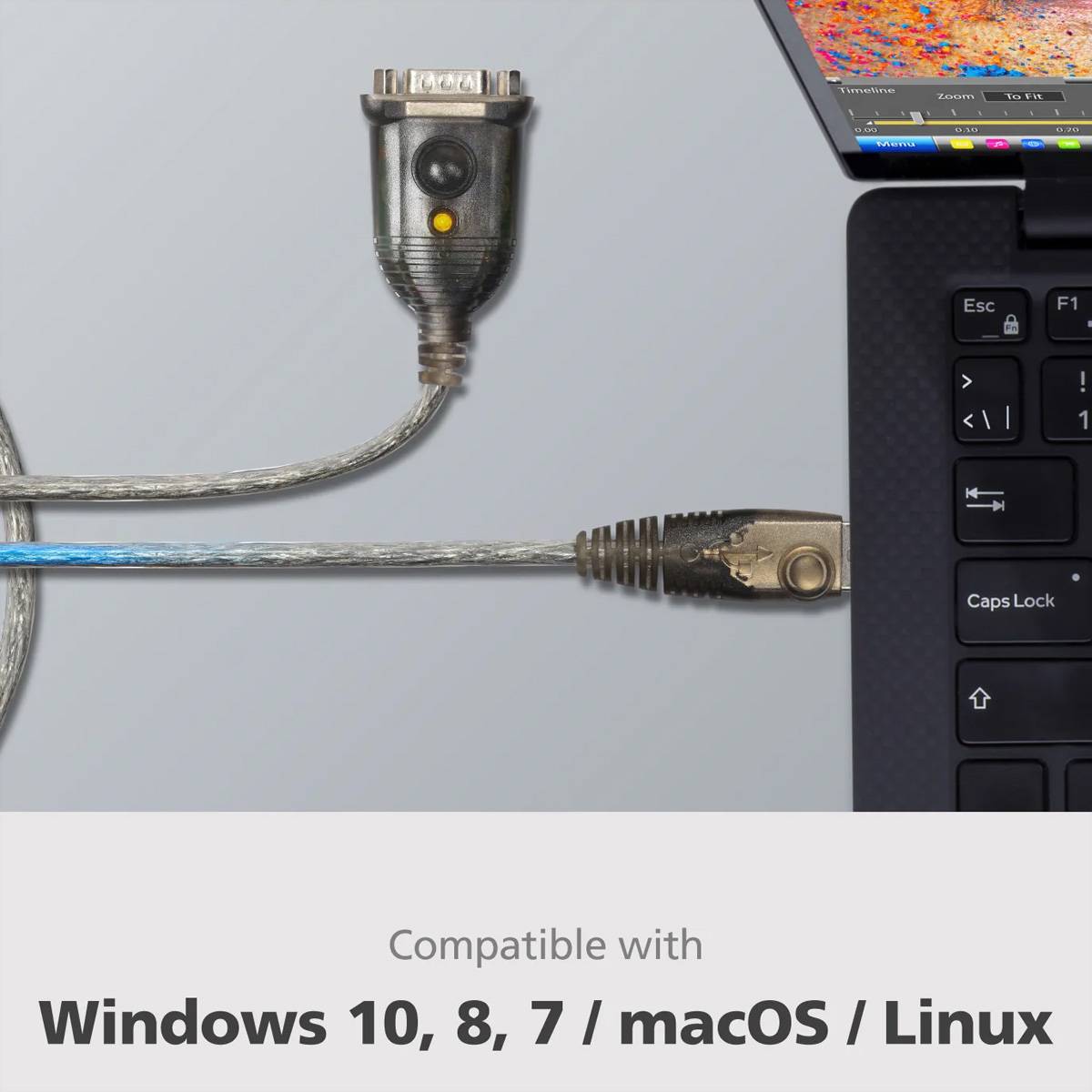 ATEN UC232A1 Convertisseur USB vers série, 1 m-2