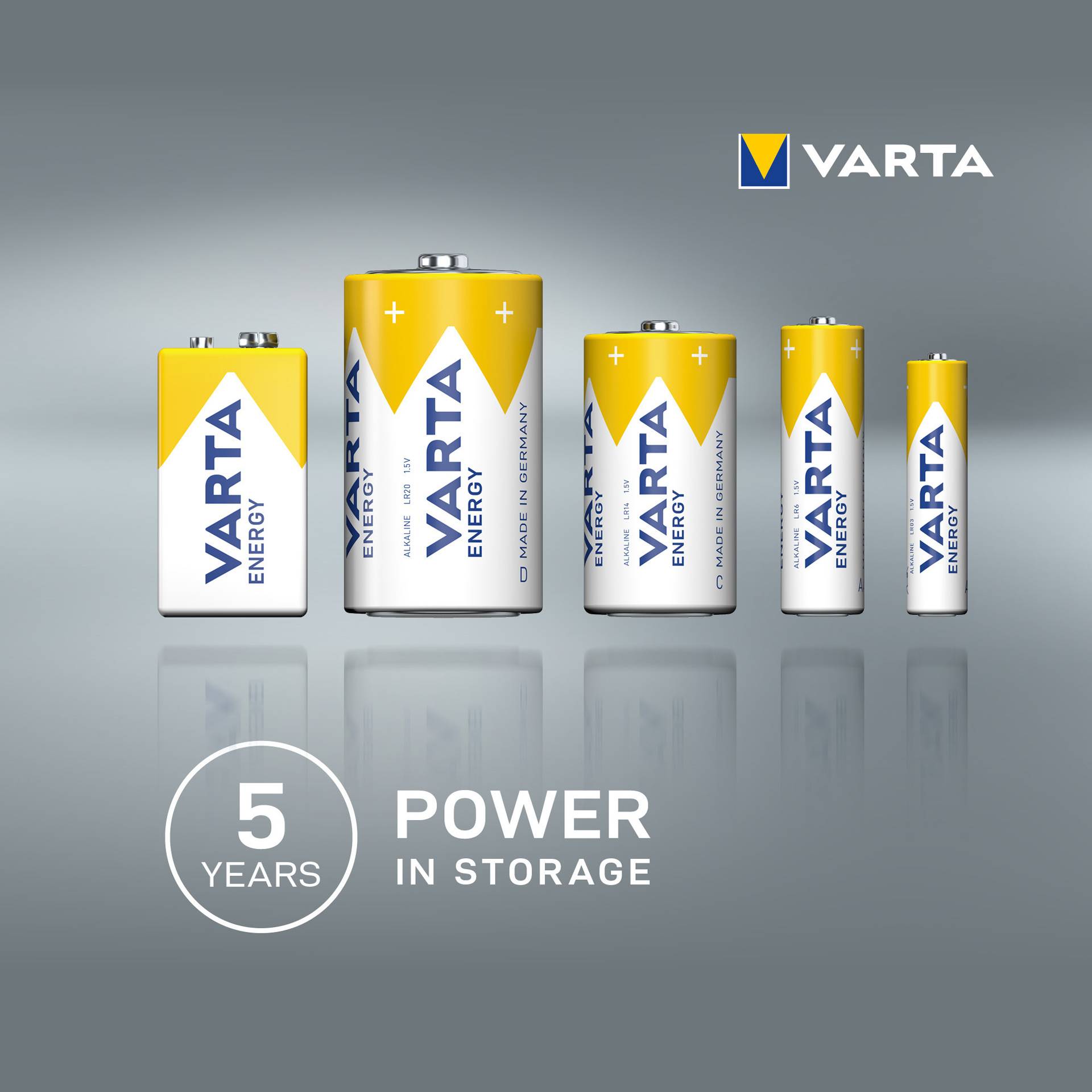 Pile alcaline Varta, E-Block, 6LR61, énergie 9 V, blister de vente au détail (paquet de 1)-3