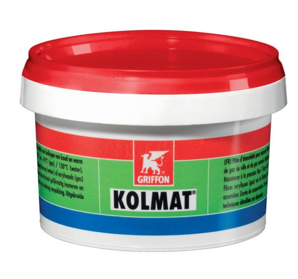 Pâte d'étanchéité raccords filetés métalliques KOLMAT- 450g
