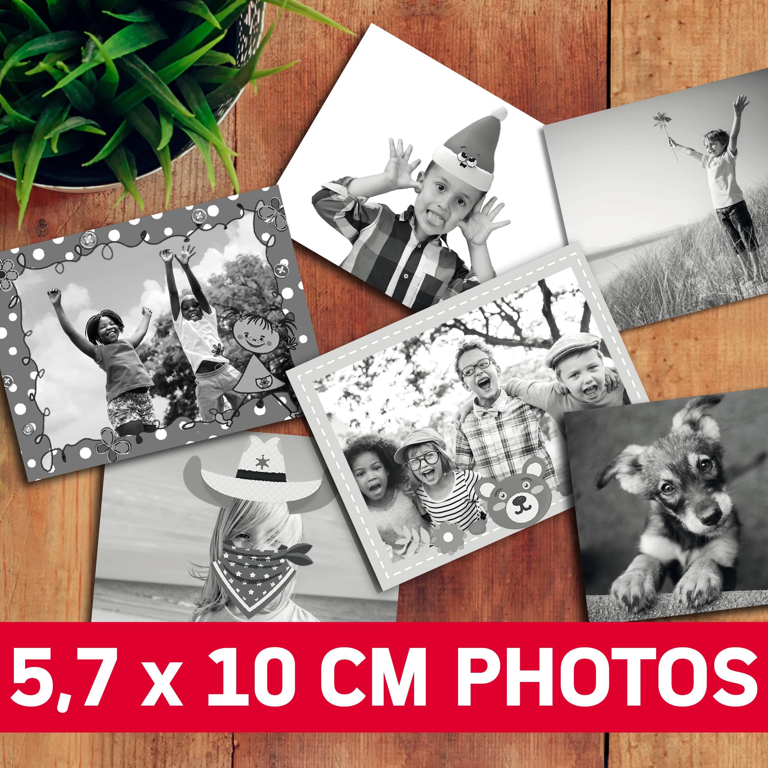AGFAPHOTO Pack Realikids Instant Cam + 3 rouleaux Papier Thermique ATP3WH supplémentaires - Appareil Photo Instantané E-3