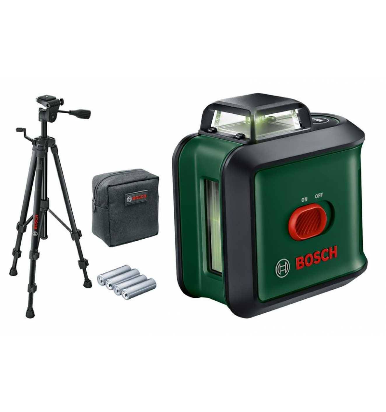 Bosch Home and Garden UniversalLevel 360 Set TT150 Laser en croix avec trépied, avec sacoche, autonivelant Portée (max.)-1