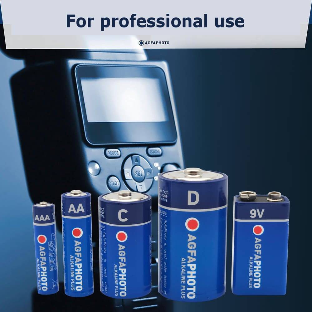 AGFAPHOTO Piles AA Alcalines PLUS LR6 (1.5V, Lot de 100) - Longue Durée de Vie - Idéales pour Télécommandes, Jouets, Ap-2