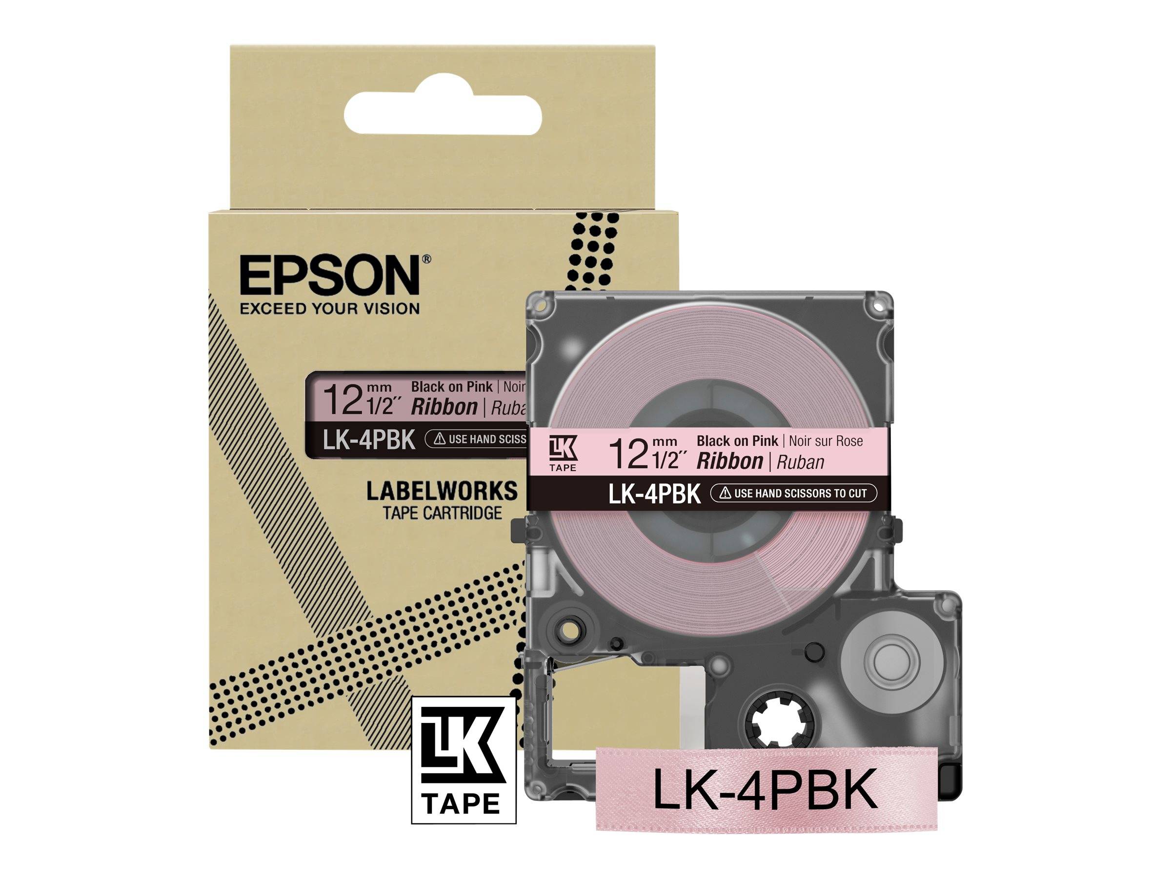 EPSON Metallic Tape Clear/Gold 24mm 9m LK-6TKN-2