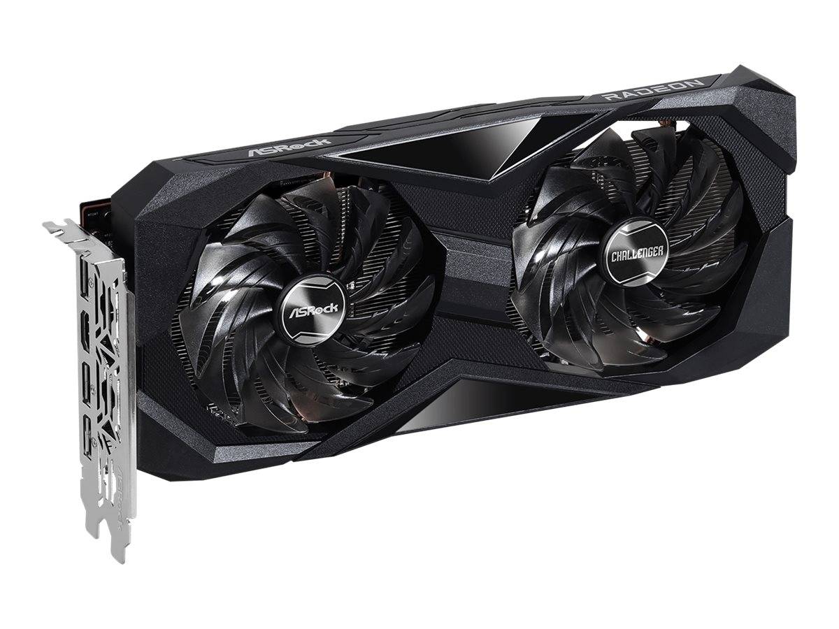 Asrock Challenger 90-GA41ZZ-00UANF, Radeon RX 7600, 8 Go, GDDR6, 128 bit, 7680 x 4320 pixels, PCI Express x8 4.0-4
