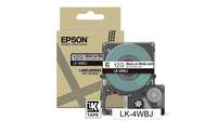 EPSON Matte Tape White/Black 12mm 8m LK-4WBJ-2