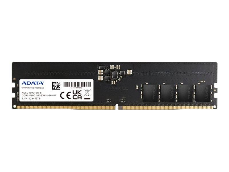 ADATA Premier , 16 Go, 1 x 16 Go, DDR5, 4800 MHz, 288-pin DIMM-1