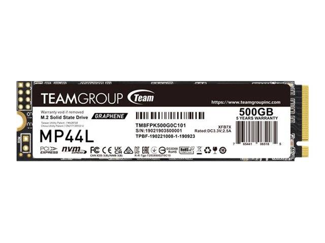 Team Group MP44L TM8FPK500G0C101, 500 Go, M.2, 5000 Mo/s-0