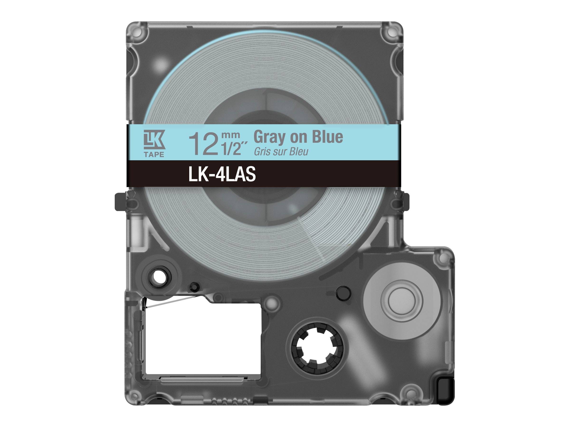 EPSON Colour Tape Blue/Grey 12mm 8m LK-4LAS-1