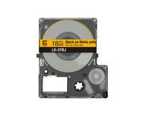 EPSON Matte Tape Yellow/Black 18mm 8m LK-5YBJ-1