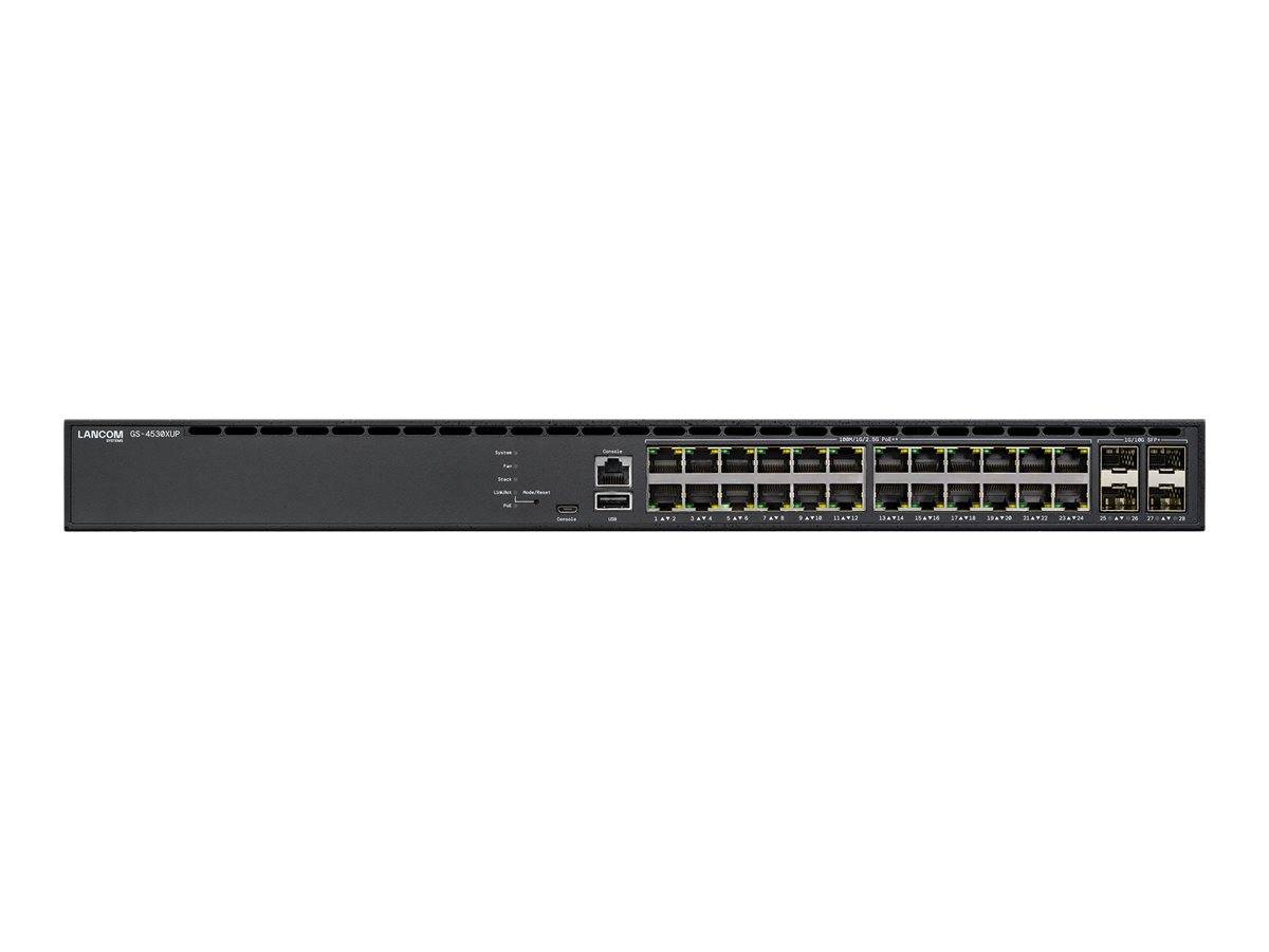 LANCOM GS-4530XUP, Géré, L3, 2.5G Ethernet (100/1000/2500), Connexion Ethernet, supportant l'alimentation via ce port (P-0
