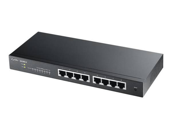 Zyxel GS1900-8 Géré L2 Gigabit Ethernet (10/100/1000) Noir