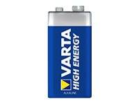 Batterie alcaline Varta, E-Block, 6LR61, alimentation longue durée 9 V, blister de vente au détail (paquet de 2)-0