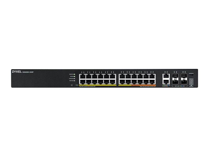Zyxel XGS2220-30HP, Géré, L3, Gigabit Ethernet (10/100/1000), Connexion Ethernet, supportant l'alimentation via ce port-2