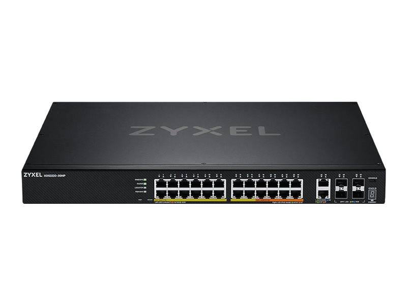 Zyxel XGS2220-30HP, Géré, L3, Gigabit Ethernet (10/100/1000), Connexion Ethernet, supportant l'alimentation via ce port-4