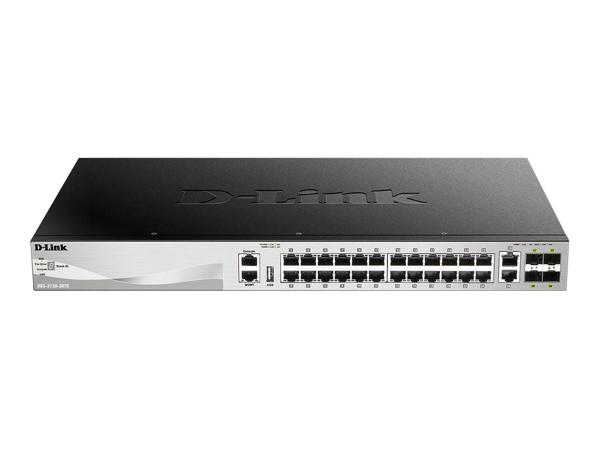 D-LINK L3 Light Switch 24 Gigabit Ports & 2 10GBASE-T Ports & 4 10GbE SFP+ Ports Physical Stack Up To 9 Units-1
