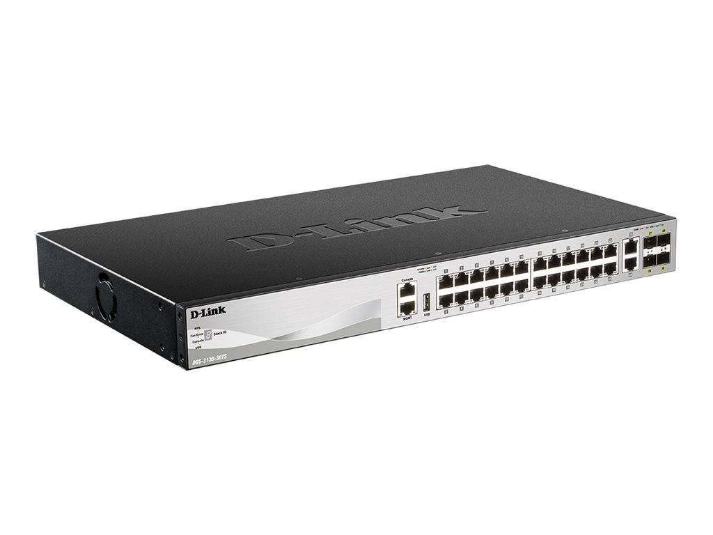 D-LINK L3 Light Switch 24 Gigabit Ports & 2 10GBASE-T Ports & 4 10GbE SFP+ Ports Physical Stack Up To 9 Units-2
