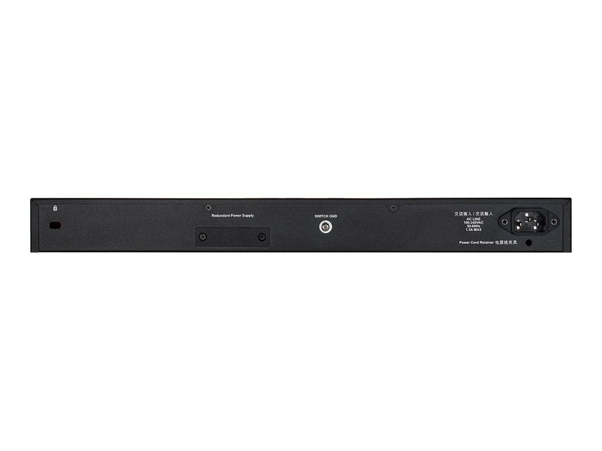 D-LINK L3 Light Switch 24 Gigabit Ports & 2 10GBASE-T Ports & 4 10GbE SFP+ Ports Physical Stack Up To 9 Units-3