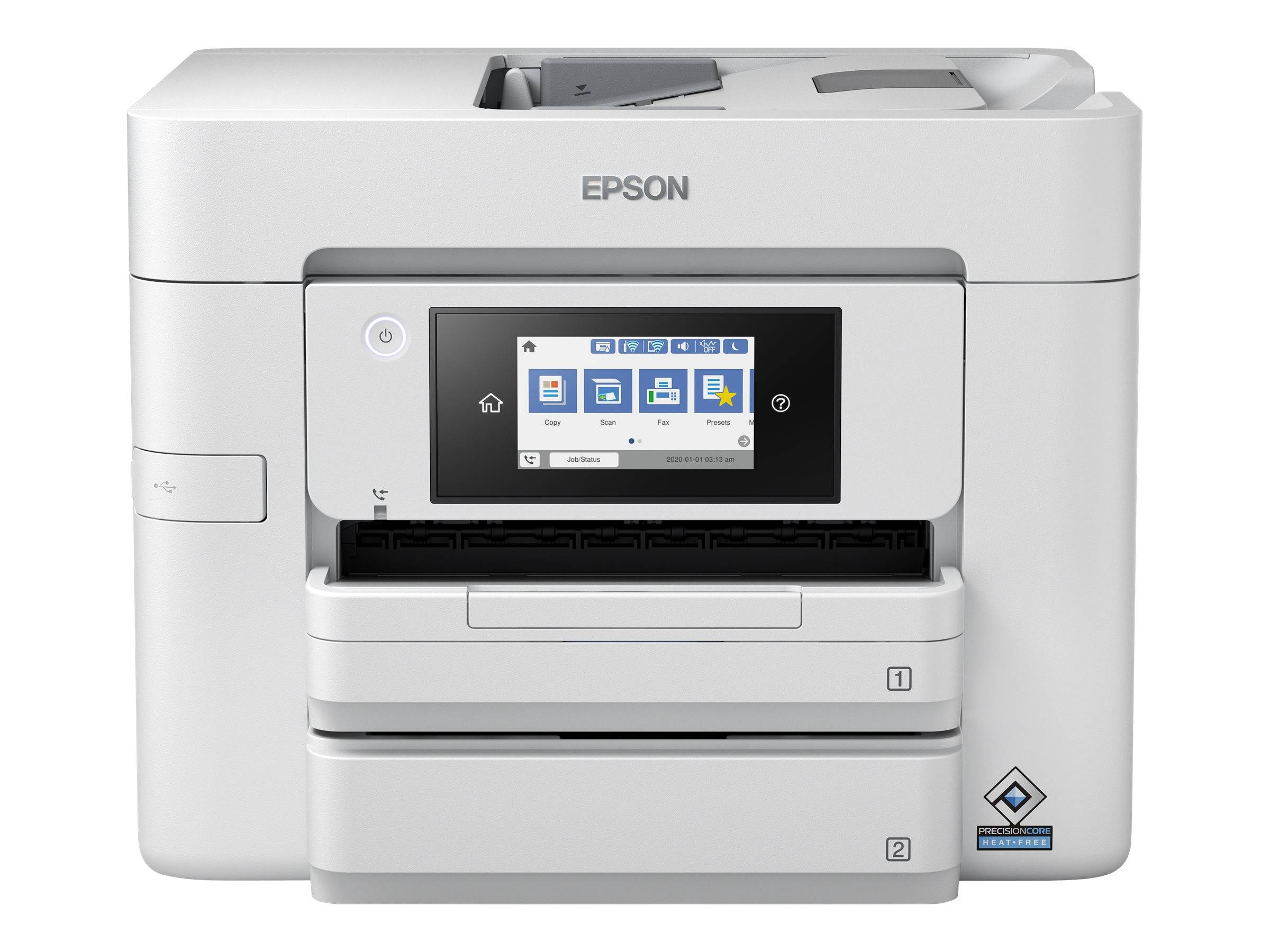 Epson WorkForce Pro WF-C4810DTWF, Jet d'encre, Impression couleur, 4800 x 2400 DPI, A4, Impression directe, Gris-4
