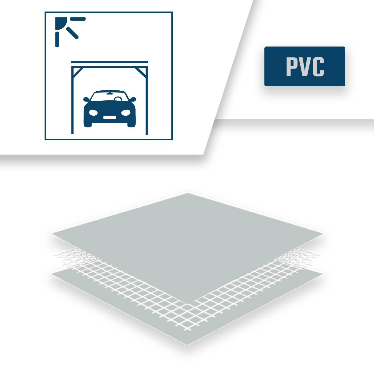 Bâche carport Tecplast sp400cp 3,8x9 m - transparente armée - garantie 5 ans-4