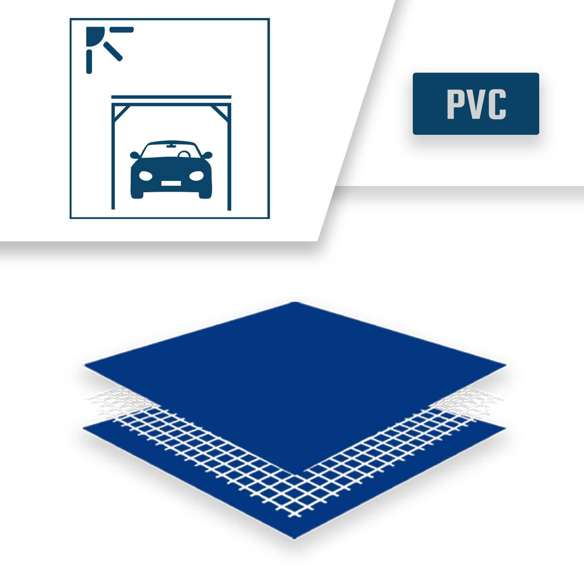 Bâche pour Carport Bleue 2x3 m xp640cp - garantie 10 ans - Made in France-4