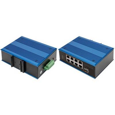 Digitus DN-651133 DN-651133 Commutateur Ethernet industriel 8+1 ports 10 / 100 MBit/s fonction PoE-5