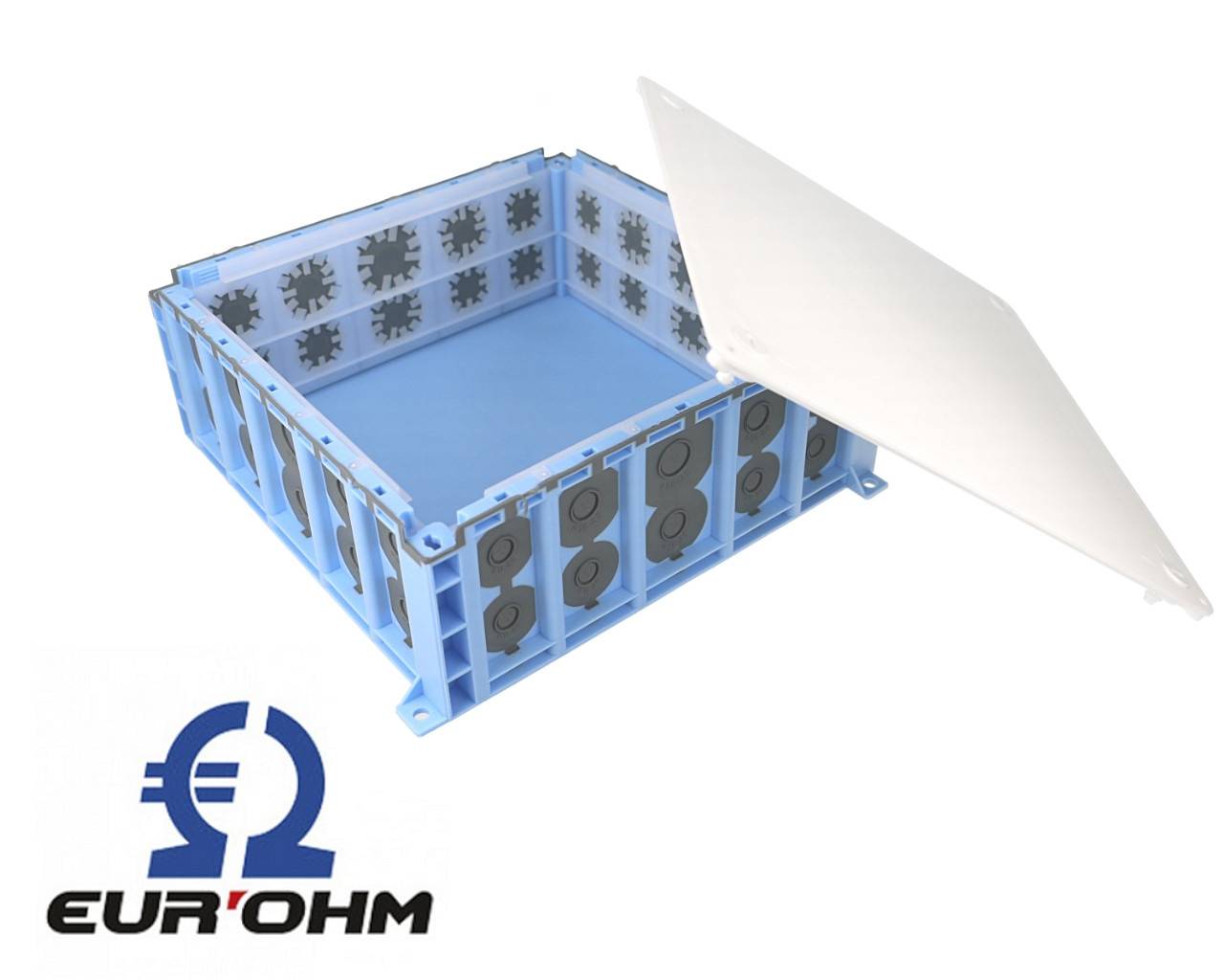 Boite pavillonnaire Eur'ohm pour comble 200x200x85mm - 51019-1