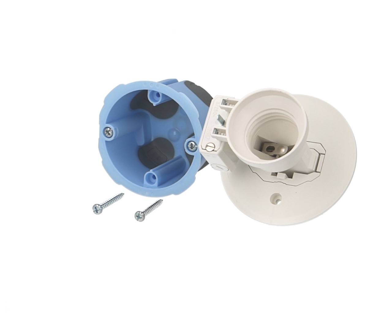 Boite DCL applique complète, étanche à l'air Eur'ohm diam. 54mm - 53078-0