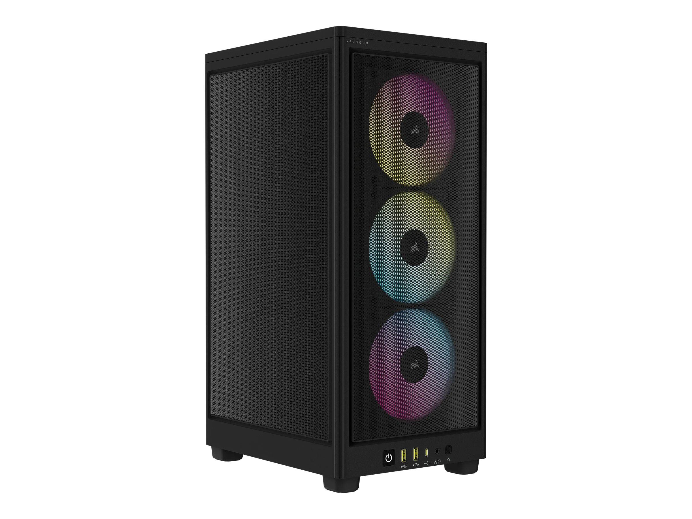 Corsair 2000D RGB AIRFLOW, Small Form Factor (SFF), PC, Noir, Mini-ITX, Mesh, Multi-4