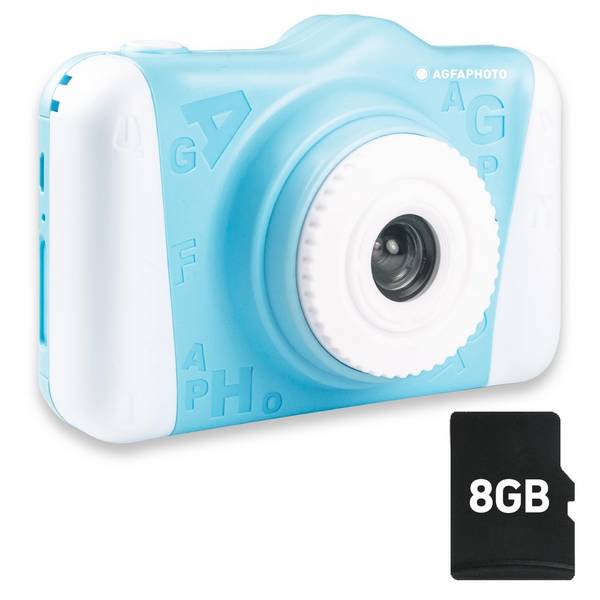 AGFAPHOTO Realikids Cam 2 - Appareil Photo Enfant, Mode Selfie, Photo & Vidéo, Écran LCD 3,5'', Filtres Photo, Batterie