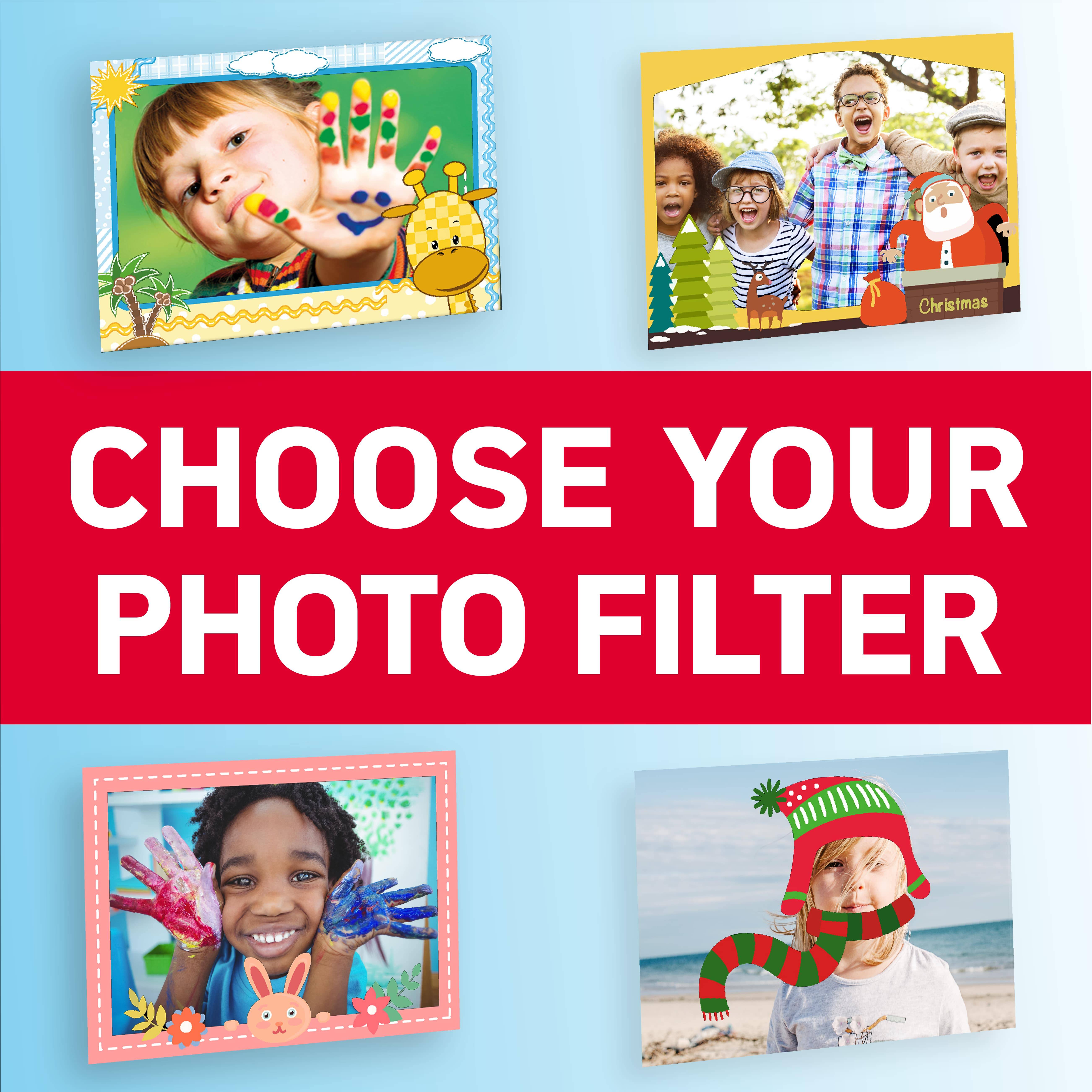 AGFAPHOTO Realikids Cam 2 - Appareil Photo Enfant, Mode Selfie, Photo & Vidéo, Écran LCD 3,5'', Filtres Photo, Batterie-3