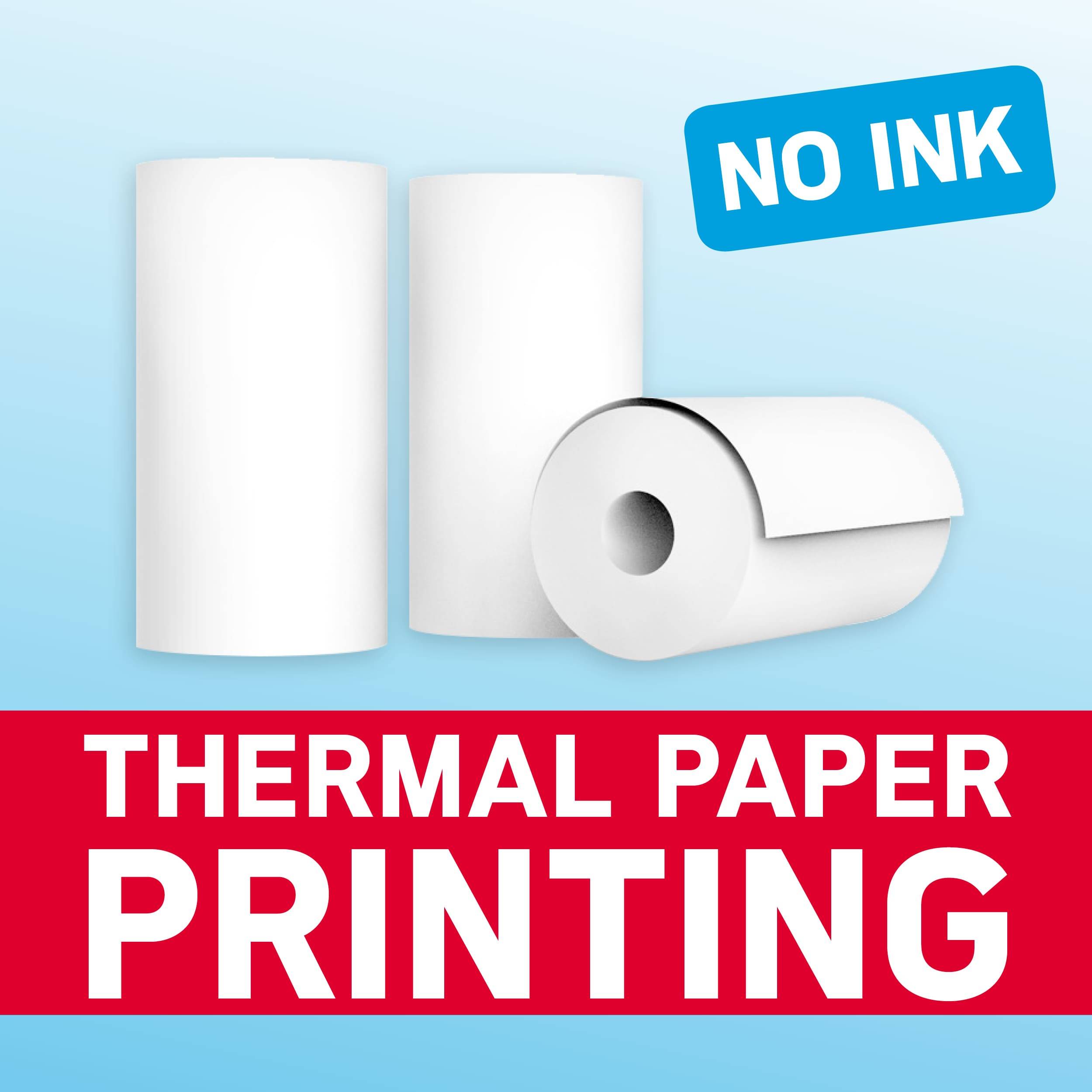 AGFAPHOTO Pack Realikids Instant Cam + 6 rouleaux Papier Thermique ATP3WH supplémentaires - Appareil Photo Instantané E-4