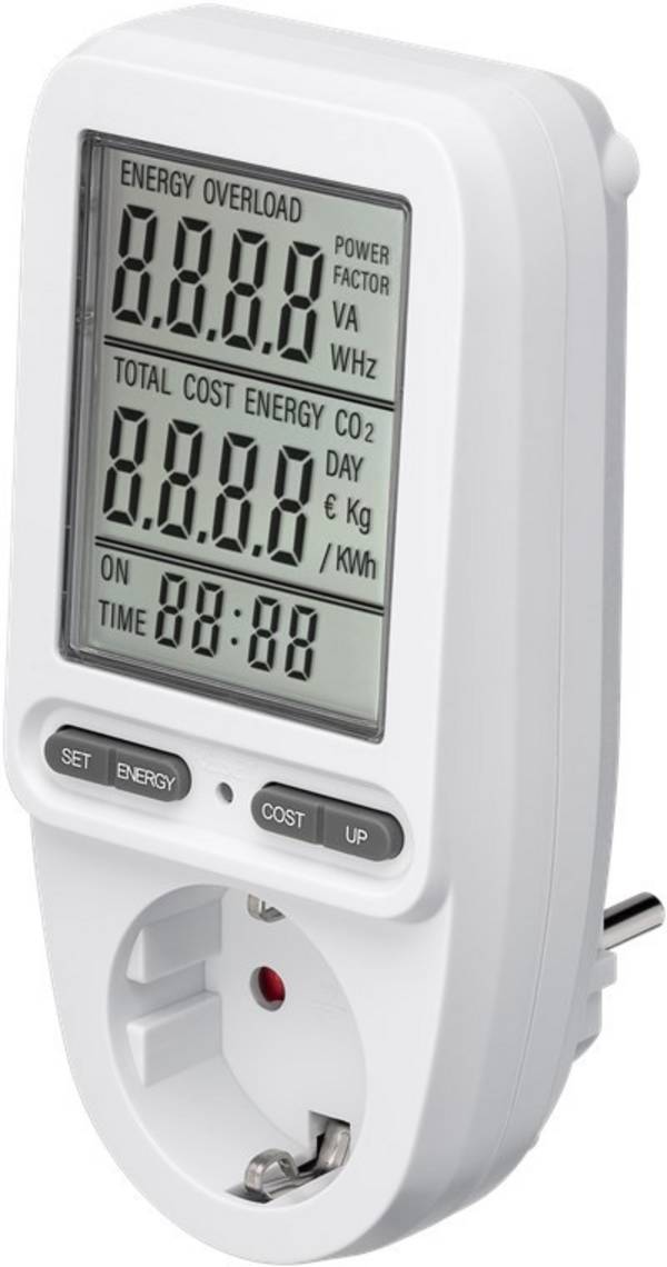 Compteur numérique de coûts énergétiques Pro, pour mesurer la consommation d'énergie et les coûts électriques des...