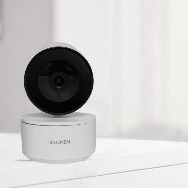 Caméra de Surveillance Connectée Intérieure WiFi Projecteur 360° 1080p - SILAMP-0