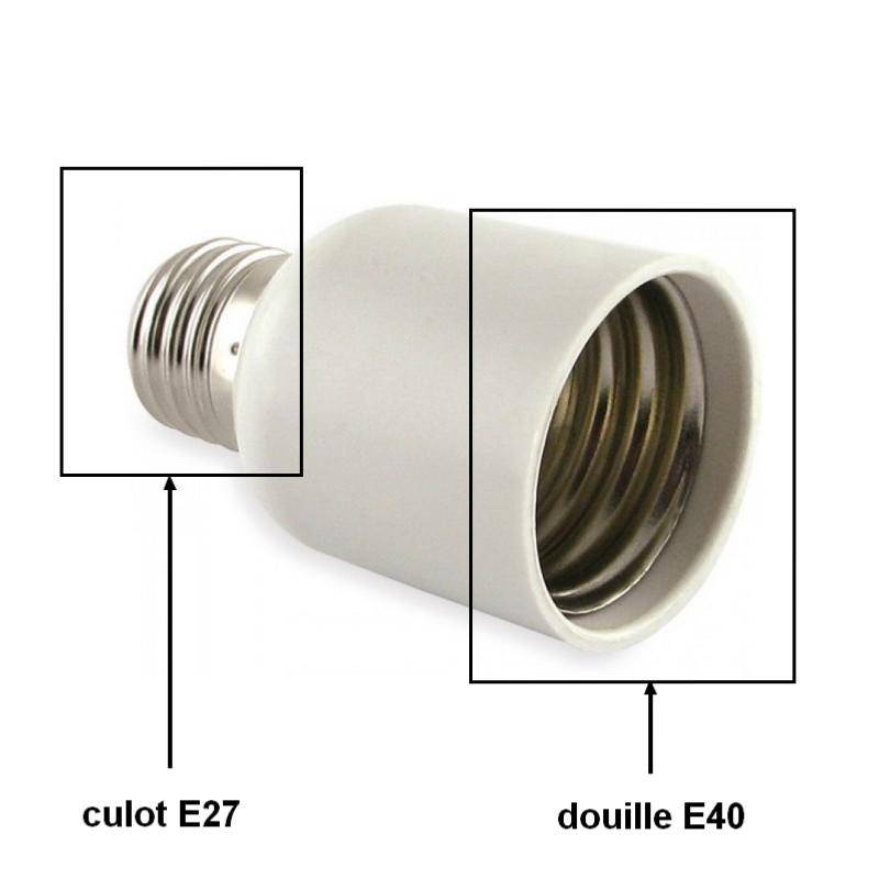 Adaptateur E27 vers E40 - SILAMP-2