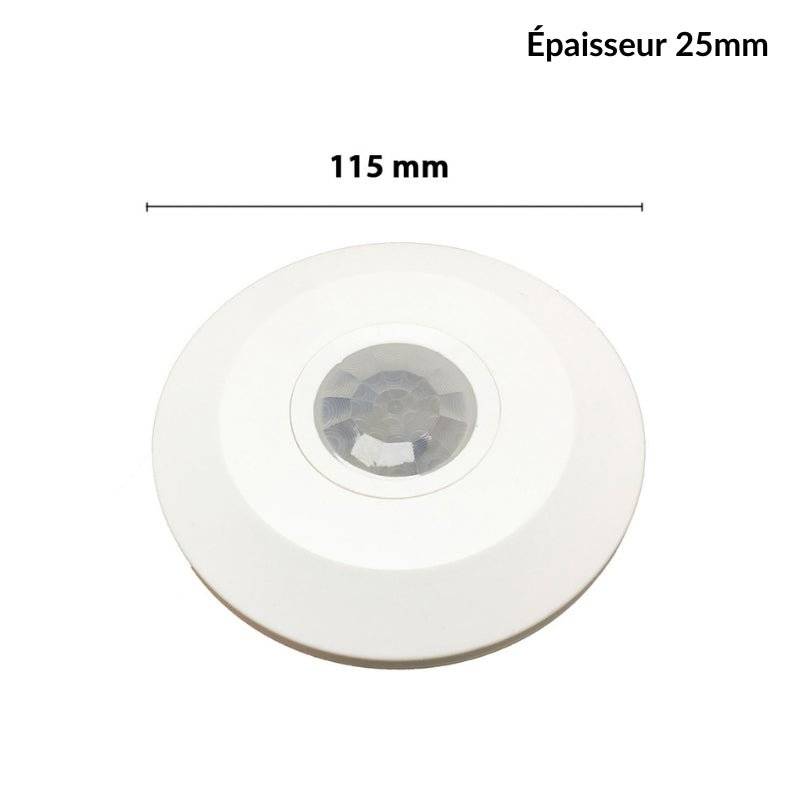 Détecteur de Mouvement en Saillie 6m 360° 220V Rond - SILAMP-4