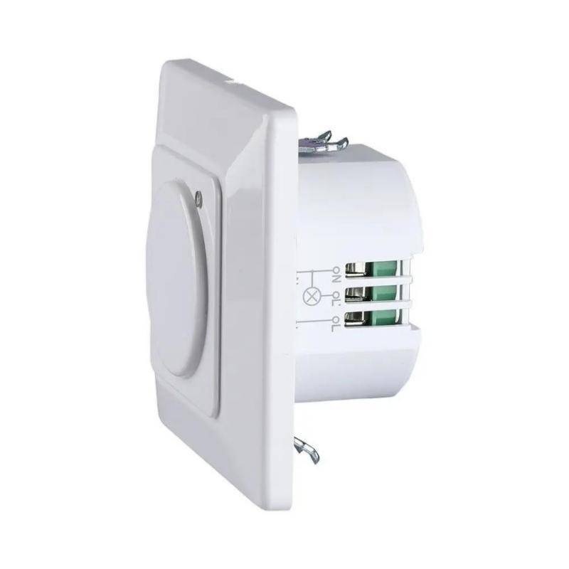 Détecteur de Mouvement Micro Ondes Encastrable Blanc - SILAMP-2