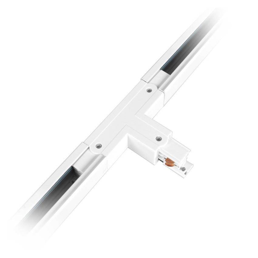 Connecteur LED en T pour Rail Triphasé Blanc - SILAMP-1