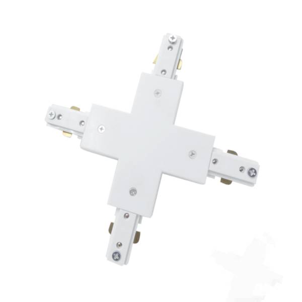 Connecteur X Rail Triphasé BLANC - SILAMP