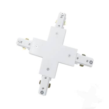 Connecteur X Rail Triphasé BLANC - SILAMP
