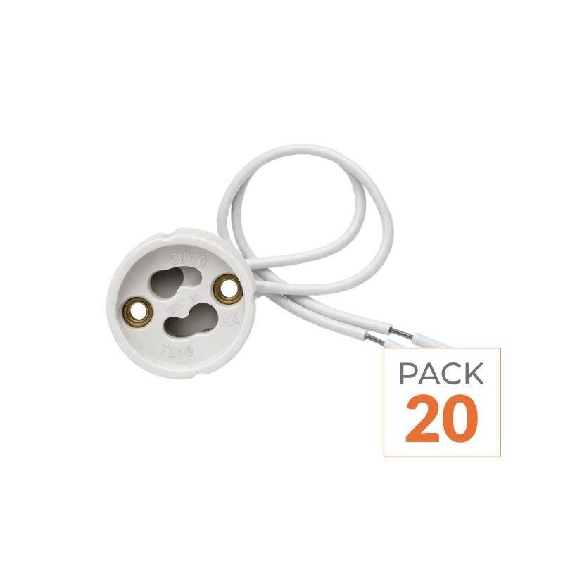 Douille GU10 - Pack de 20 - SILAMP-0
