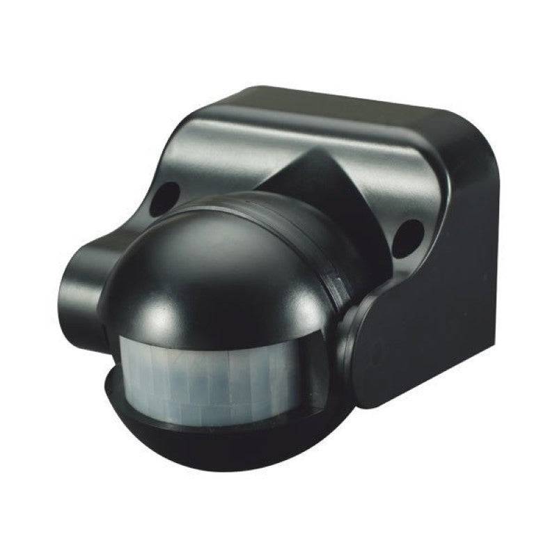 Détecteur de Mouvement Infrarouge Noir 180° IP44 - SILAMP-0