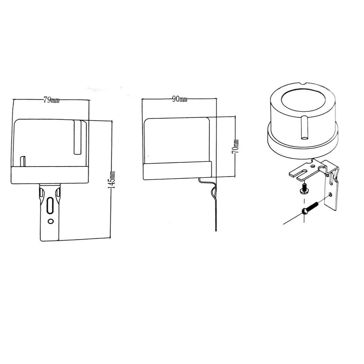 Capteur de luminosité 25A 220V - SILAMP-2