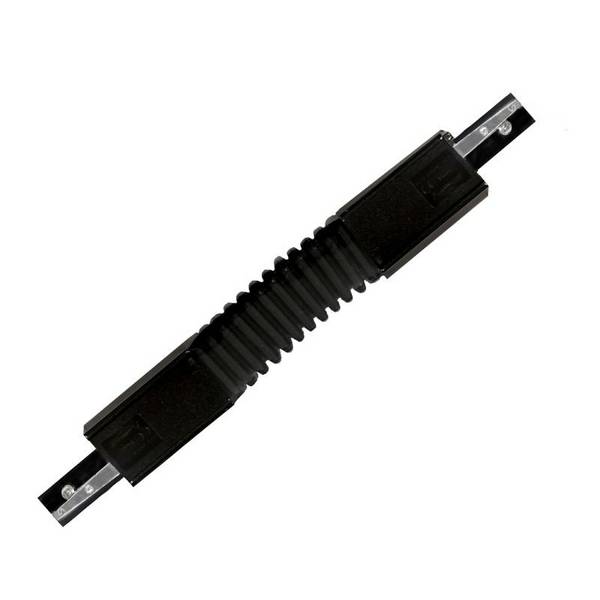 Connecteur flexible pour Rail Triphasé Noir - SILAMP