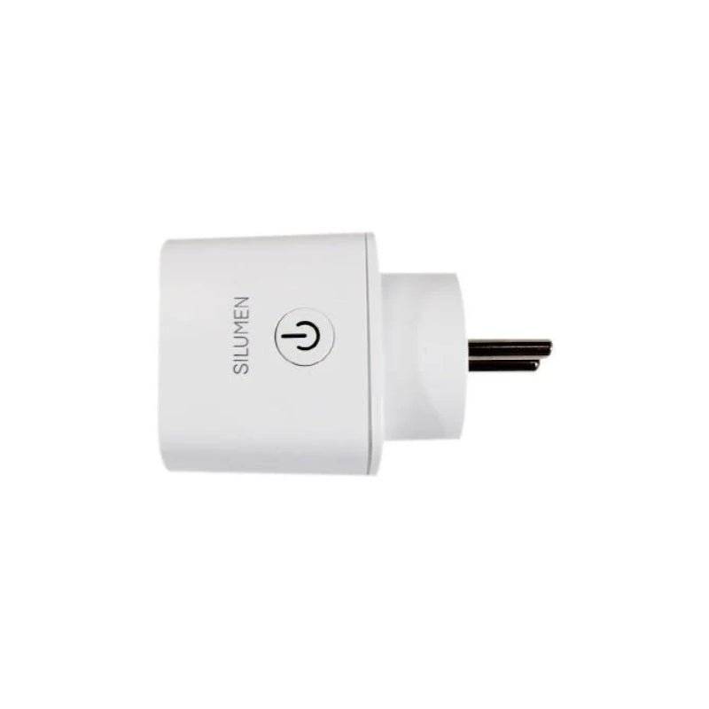 Prise Connectée WiFi Simple avec Minuteur et Compteur de consommation - SILAMP-3