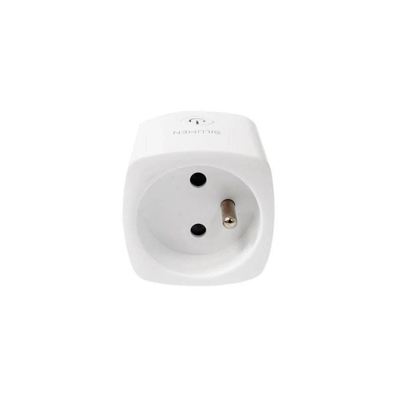 Prise Connectée WiFi Simple avec Minuteur et Compteur de consommation - SILAMP-4